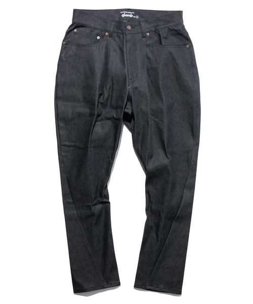 glamb（グラム）の「【glamb】ポリータックストレッチサルエルデニム