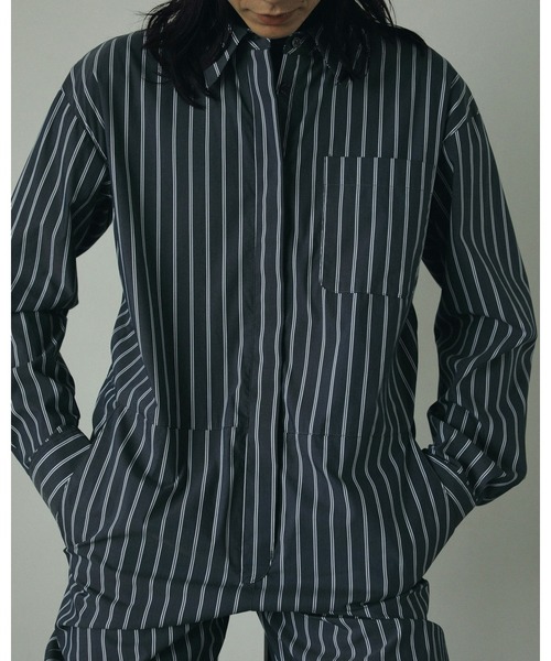anuke（アンヌーク）の「Stripe Combinaison（サロペット