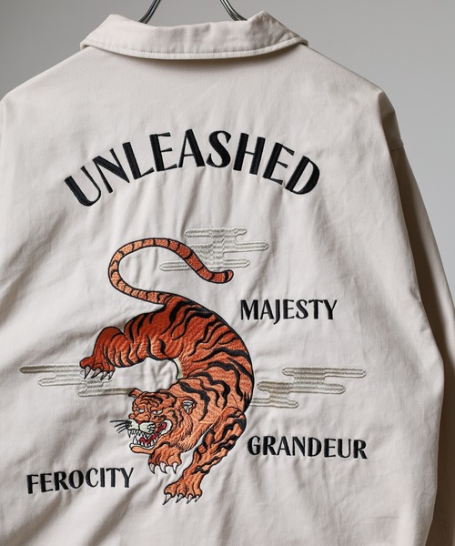 セール】JUNGLESTOTM 虎刺繍スカジャン スーベニアジャケット unisex