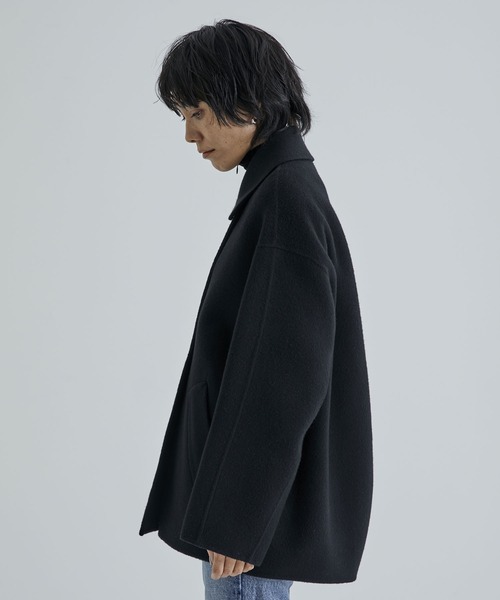 CINOH（チノ）の「【CINOH/チノ】別注 WOOL CASIMERE W FACE COAT