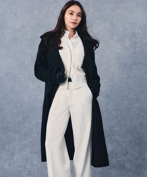 MANTECOPureリバー フード ロングコート（その他アウター）｜23区 S