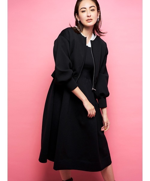 CELFORD（セルフォード）の「ホールガーメントボリューム袖ワンピース