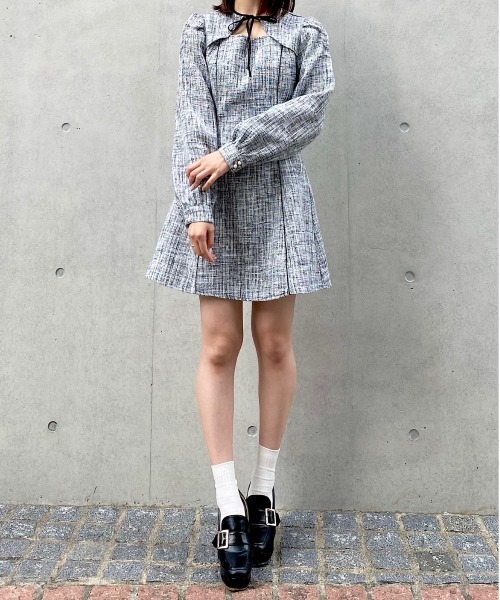 TITTY&CO.（ティティーアンドコー）の「【TITTY&CO.】ラメツイードミニ