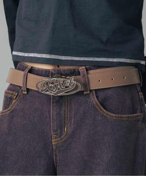 OVAL LOGO BUCKLE BELT（ベルト）｜X-girl（エックスガール）の