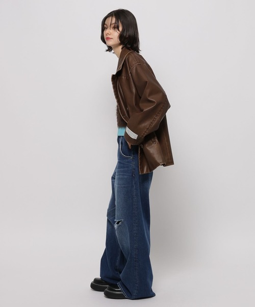 niko and（ニコアンド）の「【WILLIAM B.ELIOTT】フェイクレザー