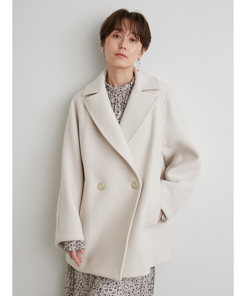 emmi（エミ）の「【emmi atelier】リサイクルウールショートコート