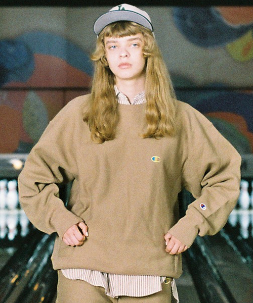 セール】【Champion/チャンピオン×JS】別注 リバースウィーブクルー