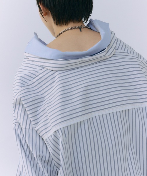 JOSEMOON STRIPE SHIRT/ジョゼムーンストライプシャツ（シャツ
