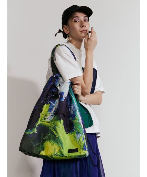 UN3D.（アンスリード）の「リボーンドローストリングバッグ（トート