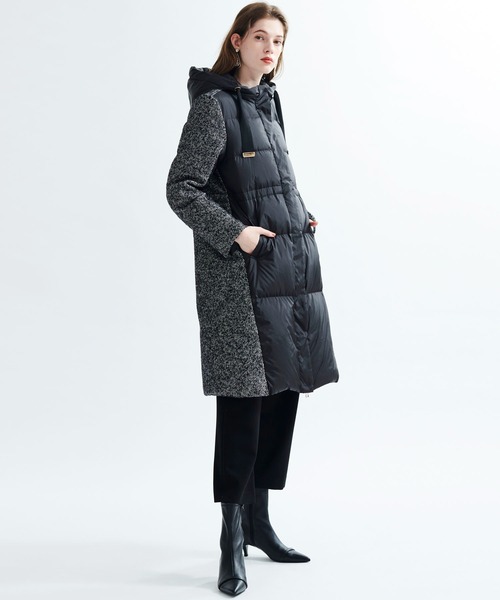 LANVIN en Bleu（ランバンオンブルー）の「ウールコンビロングダウン