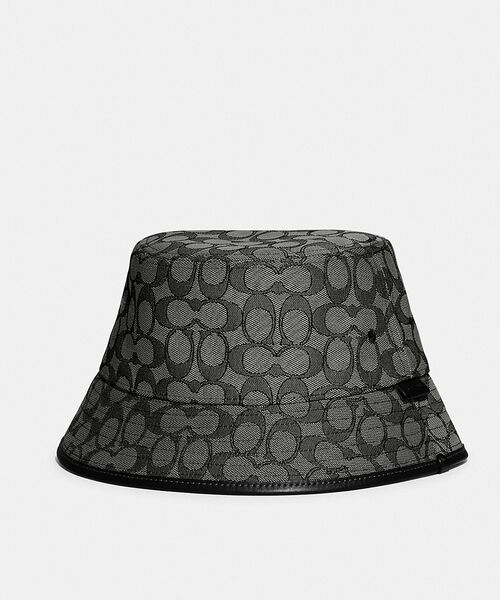 COACH（コーチ）の「シグネチャー ジャカード バケット ハット（ハット