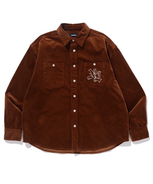 XLARGE（エクストララージ）の「OLD ENGILISH LOGO CORDUROY SHIRT
