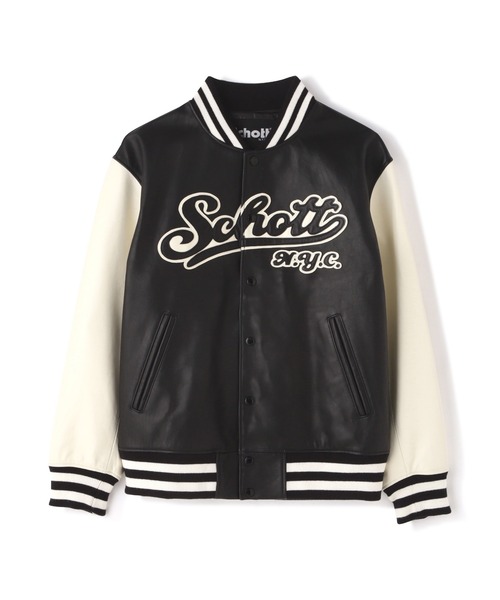 schott（ショット）の「Schott/ショット/FULL LEATHER STADIUM JACKET