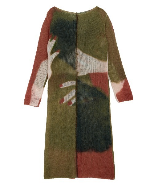 Ameri（アメリ）の「LITTLE FUNNY FACE KNIT DRESS（ワンピース）」 - WEAR