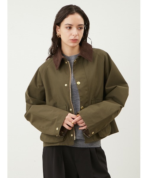 Barbour ミラオーウェン　カーキ　ジャケット Mila Owen（ミラオーウェン）の「【別注】<Barbour>ショートジャケット