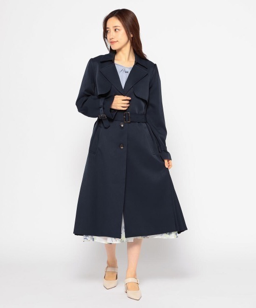 MISCH MASCH（ミッシュマッシュ）の「サイドプリーツトレンチコート