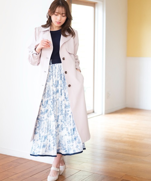 MISCH MASCH（ミッシュマッシュ）の「サイドプリーツトレンチコート