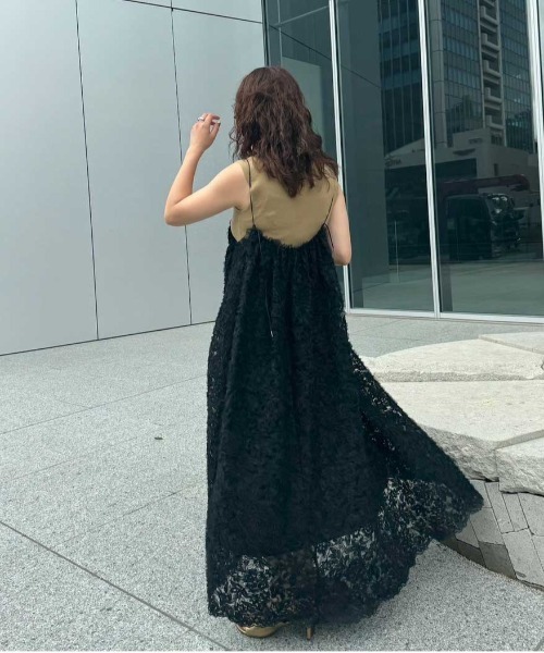 Ameri（アメリ）の「MEDI ADJUST SHELLY GATHER DRESS（ワンピース
