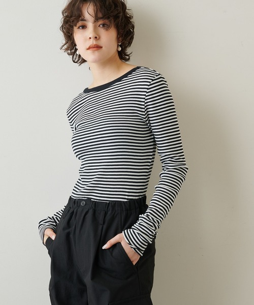 Vバックシャンテレコカットソー（Tシャツ/カットソー）｜Whim Gazette