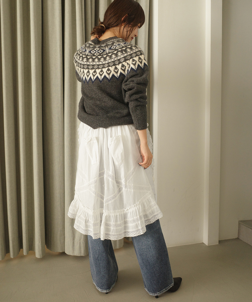 セール】crinkle crinkle crinkle rebuild apron skirt CC-4031