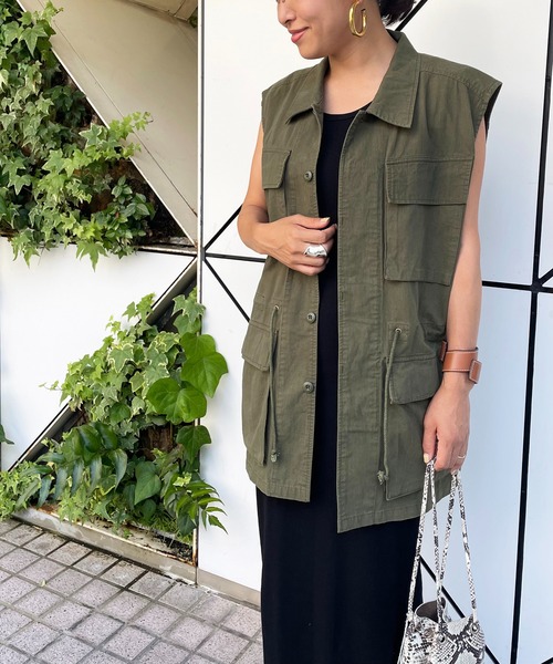 LOUNGEDRESS（ラウンジドレス）の「ミリタリージレジャケット（ベスト
