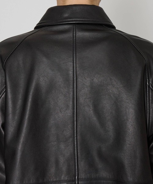 BABYLONE（バビロン）の「レザーカバーオールジャケット（カバーオール