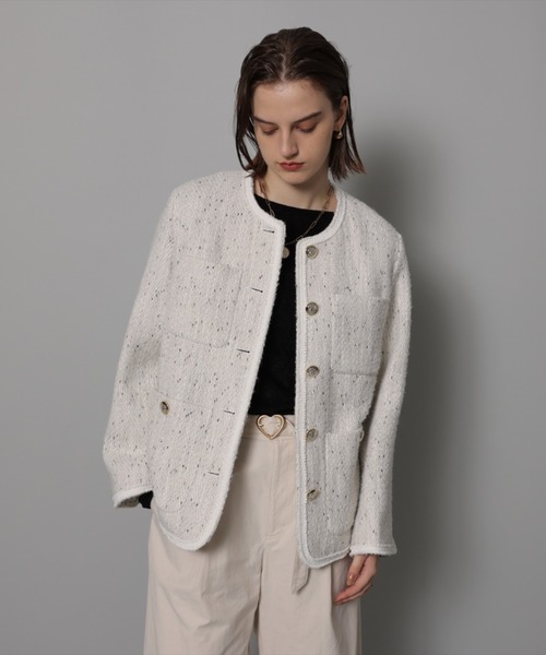 CADUNE（カデュネ）の「ツィードジャコット（その他アウター）」 - WEAR