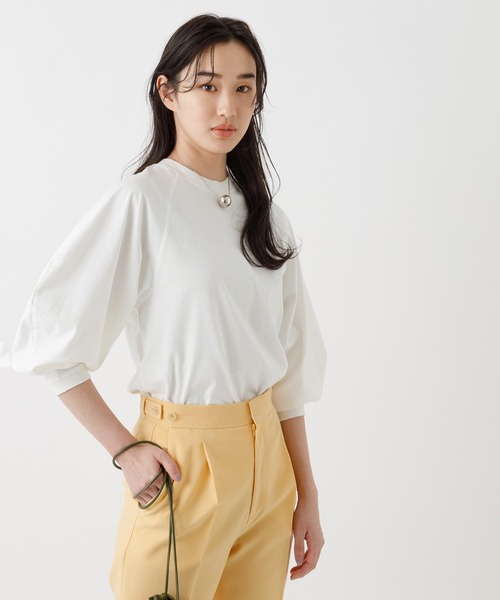 ADAM ET ROPE'（アダムエロペ）の「ラウンドスリーブプルオーバー