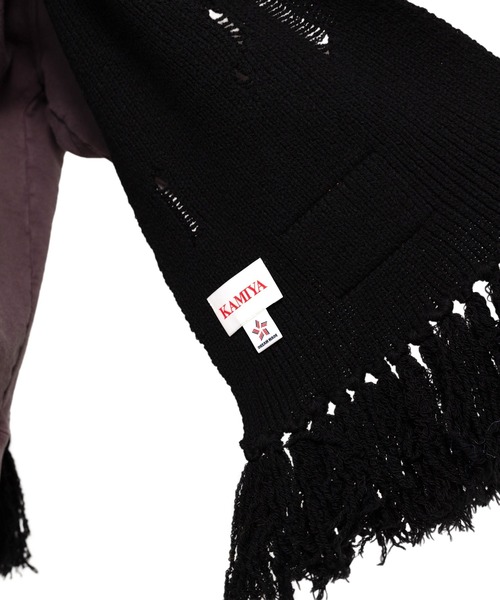 Distressed Knit Muffler（マフラー）｜KAMIYA（カミヤ）の