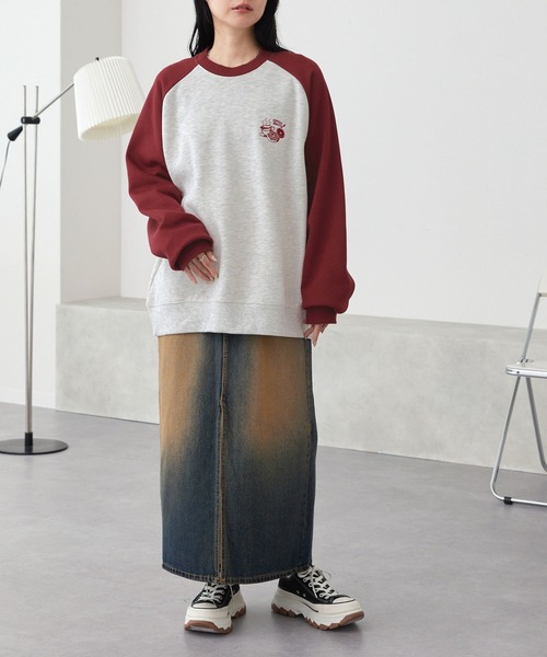ショップメニューグラフィック オーバーサイズスウェット