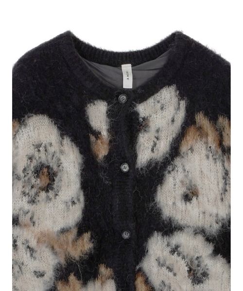 Ameri（アメリ）の「VERONICA JACQUARD KNIT CARDIGAN（ニット