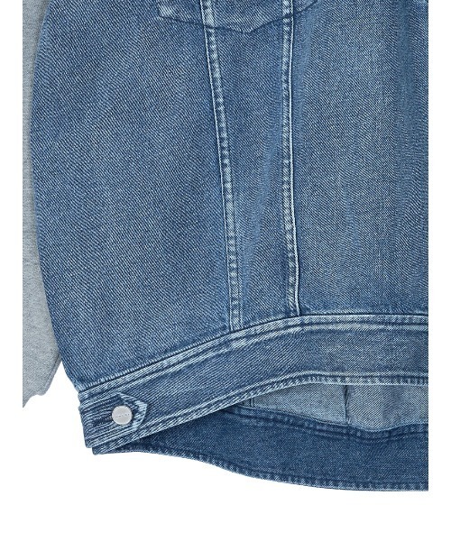 Ameri（アメリ）の「DENIM SWEAT OVER TOP（スウェット）」 - WEAR