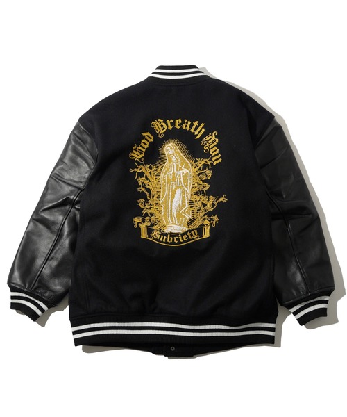 Subciety（サブサエティ）の「STADIUM JKT-SKULL MARIA-（スタジャン