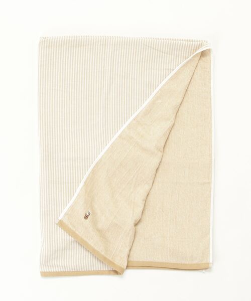 Ralph Lauren ストライプタオルケット 140×200cm ラルフローレン