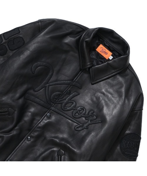 KEBOZ（ケボズ）の「LEATHER VARSITY JACKET 2（スタジャン）」 - WEAR