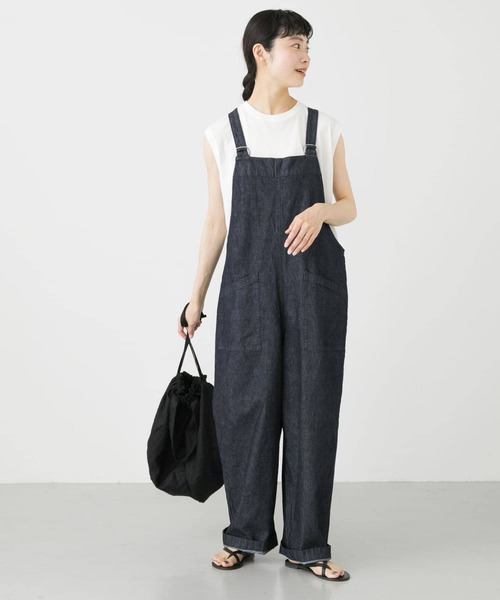かぐれ（カグレ）の「デニムサロペット（サロペット/オーバーオール