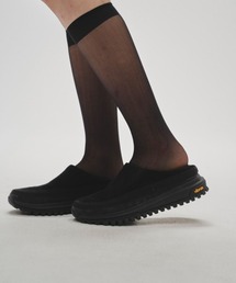 TODAYFUL（トゥデイフル）の「Squaretoe Leather Sabot（スリッポン