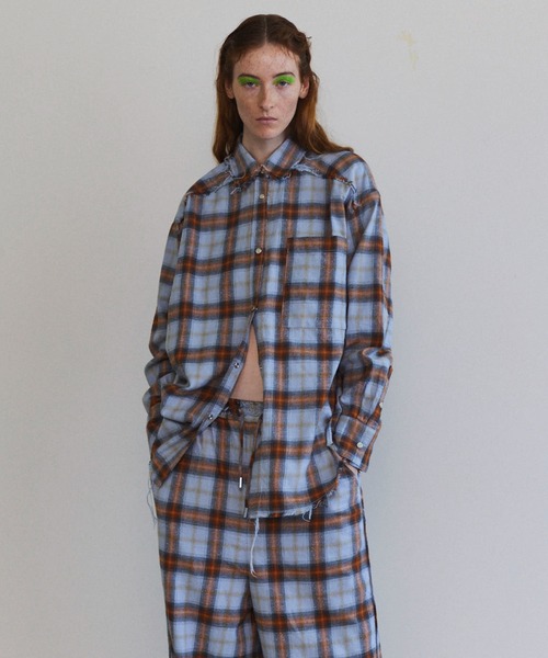 Checkered Shirt/チェックシャツ【MAISON SPECIAL/メゾンスペシャル