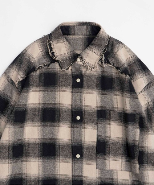 Checkered Shirt/チェックシャツ【MAISON SPECIAL/メゾンスペシャル