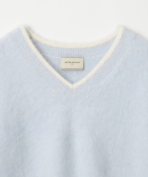 フォックスカシミヤ Vネック ニット（ニット/セーター）｜UNITED