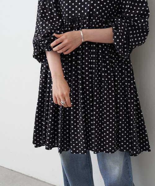 BEARDSLEY（ビアズリー）の「《ビアズリー》ドットギャザーチュニック