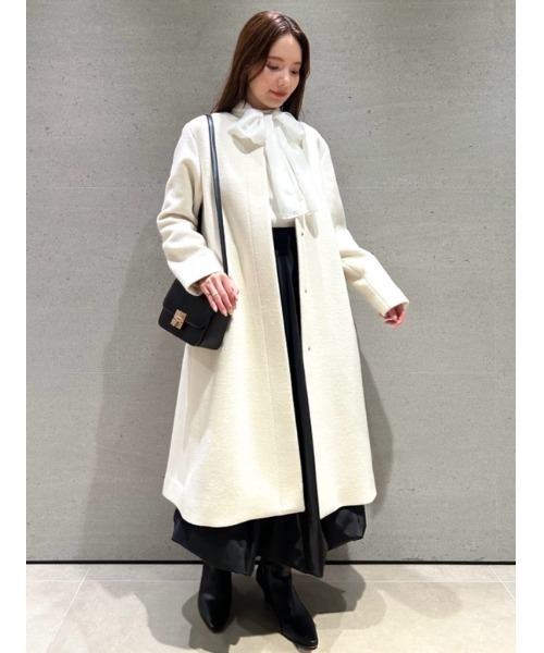 CELFORD（セルフォード）の「カシミア混ノーカラーコート（その他