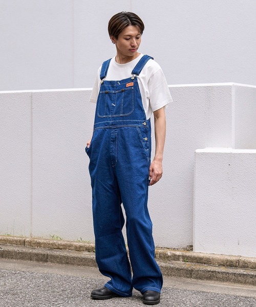 UNIVERSAL OVERALL デニムオーバーオール U2211808-B（サロペット