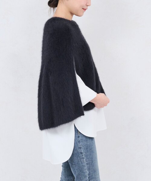 BEARDSLEY（ビアズリー）の「ファーニットポンチョ（ニット/セーター