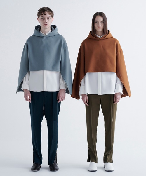 CULLNI（クルニ）の「22-AW-005 / Double Satin Zip Hem Slim Pants