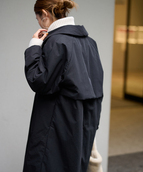 セール】パファーステンカラーコート（ステンカラーコート