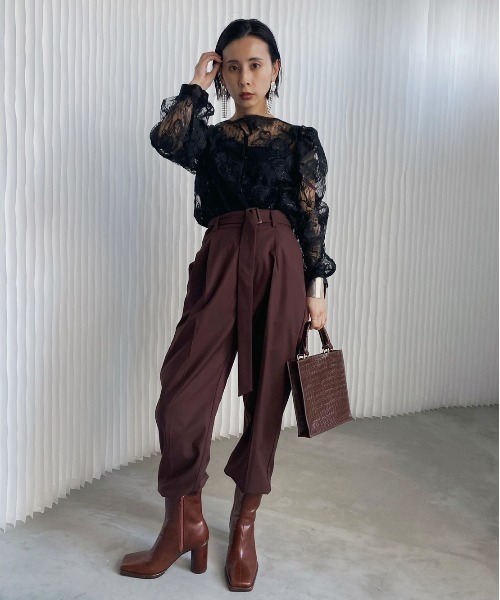 Ameri（アメリ）の「UNDRESSED JUMPSUIT LIKE SET UP（つなぎ