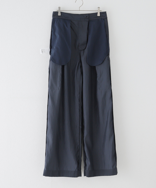 セール】*【Tibi/ティビ】 SHINY NYLON カーゴパンツ（カーゴパンツ