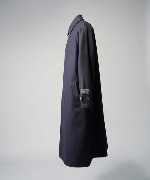 UNISEX》Super140s Prime-Over Melton Balmachan Coat/プライム