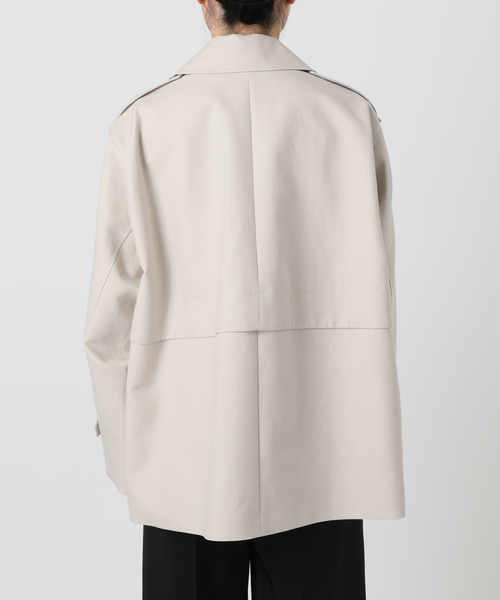 Noble（ノーブル）の「コットンダブルクロスハーフコート（トレンチ